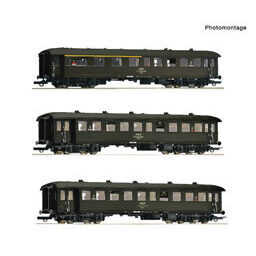 H0 3er-Set Personenwagen PKP