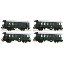 H0 4er-Set Spantenwagen ÖBB