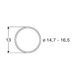 Haftrings.10Stk. 14,7 bis 16,