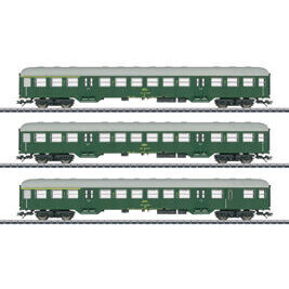 H0 3er-Set Personenwagen CFL