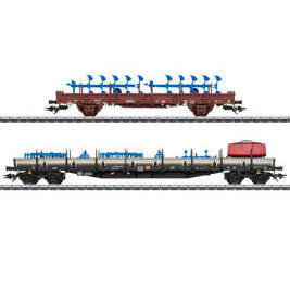 H0 2er-Set Rungenwagen #1 DB