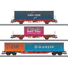 Containerwagen-Set Lgs 580 DB