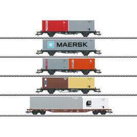 Containerwagen-Set(5 Wagen)DB