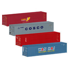 H0 4er-Set Container 40ft