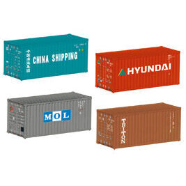 H0 4er-Set Container 20ft