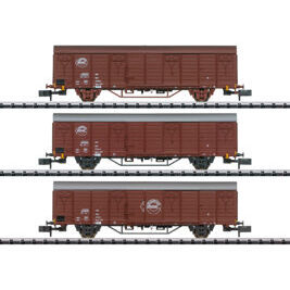 N 3er-Set Güterwagen DR