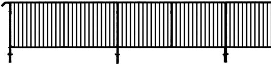 Gitter für Brücken 84 cm