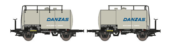 2 Leichtbau-Kesselwagen DB Da