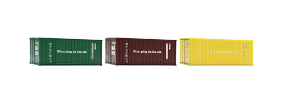 3-tlg. Set 20ft. Container