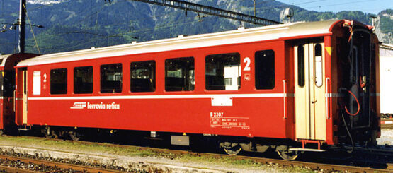 RhB B 2307 EW I rot mit Logo