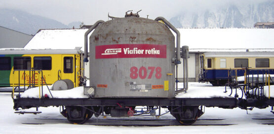 RhB Uce 8078 Zementsilowagen