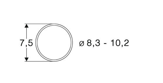 Haftrings.10Stk.8,3 bis 10,2m