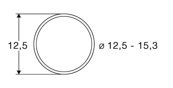 Haftrings.10Stk.12,5 bis 15,3