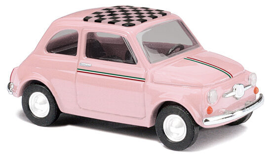 Fiat 500 pink