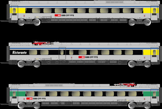 SBB Cisalpino 3 Mittelwagen E