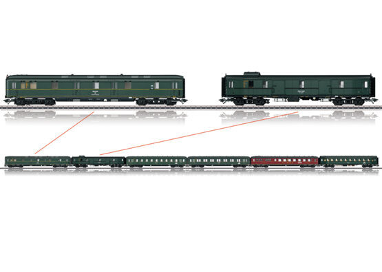 H0 6er-Set Schnellzugwagen DR