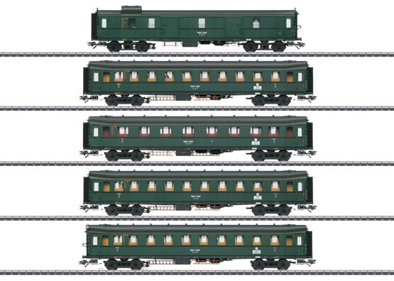 H0 5er-Set Schnellzug DR