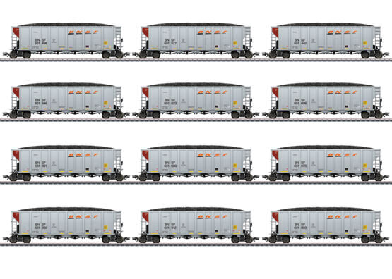 H0 6er-Set Hopper Car BNSF