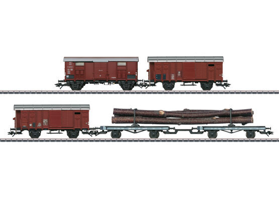 H0 4er-Set Güterwagen SBB