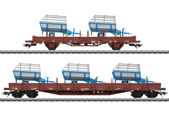 H0 2er-Set Rungenwagen #2 DB