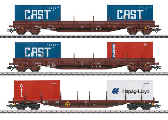 H0 3er-Set Containerw. SNCB