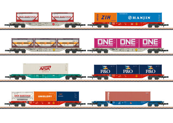 Z 8er-Set Containerwagen