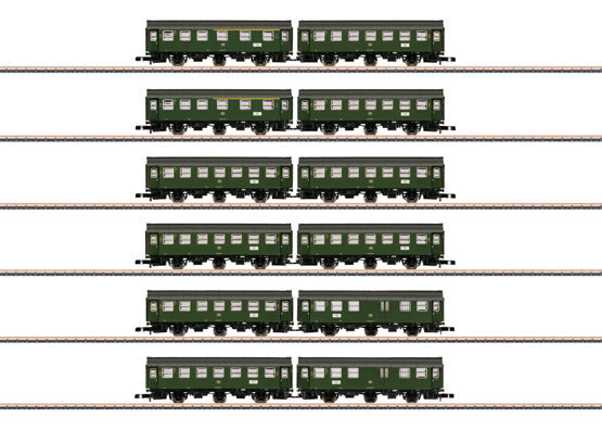 Z 6er-Set Umbauwagen-Paare DB