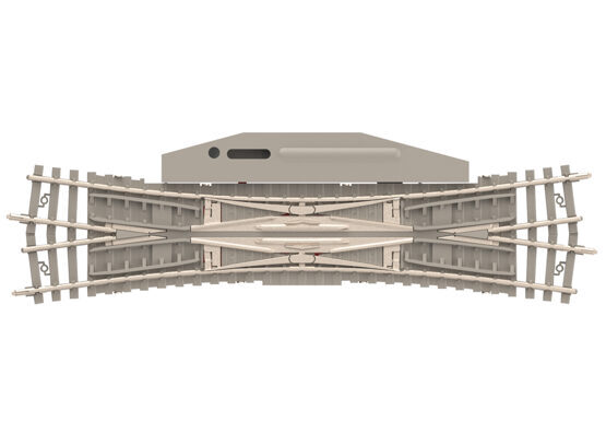 N Doppel-Kreuzungsweiche 15°