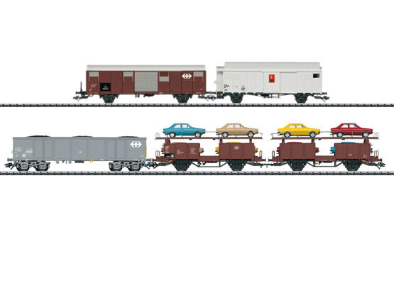 H0 5er-Set Güterwagen SBB