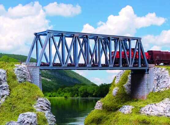 N Stahlkastenbrücke, gerade