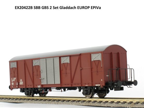 SBB Gbs 2er-Set Güterwagen Gb