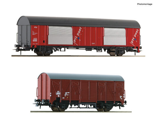 H0 2er-Set Postwagen NS