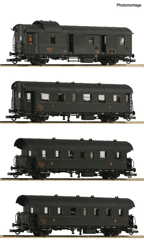 H0 4er-Set Personenzug SNCF